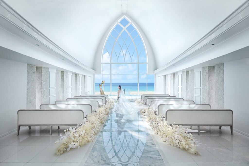 沖繩 艾葵雅教堂 AQUAGRACECHAPEL 婚禮