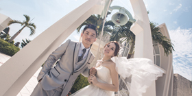 “拍婚紗的過程就像一群好朋友出遊般輕鬆”~仁瑋&秋婷的沖繩婚紗攝影~